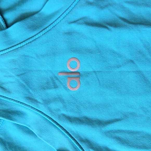 Alo Blue Racerback Tank Top - Picture 3 of 3